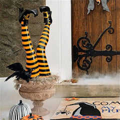 Halloween Evil Witch Legs Props Upside Down