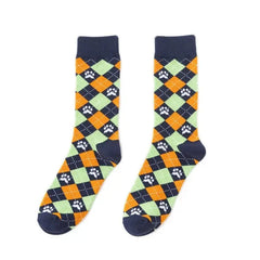 Halloween Funky Print Socks for Adults Gray. / 39-45
