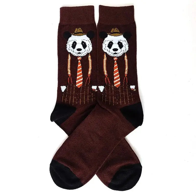 Halloween Funky Print Socks for Adults Red. / 39-45