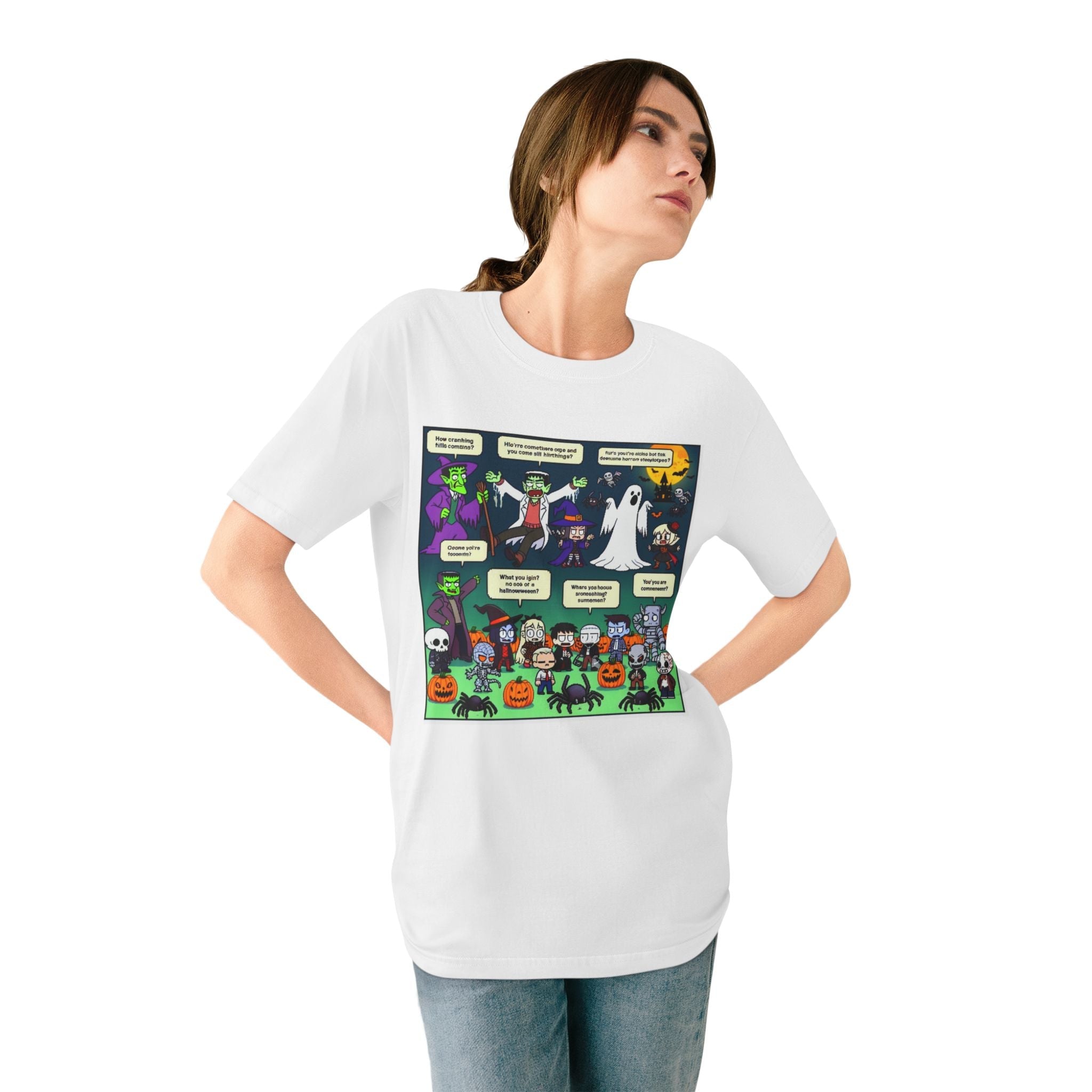 Halloween Meme T Shirt with Classic Icons