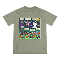 Halloween Meme T Shirt with Classic Icons Eucalyptus / XS