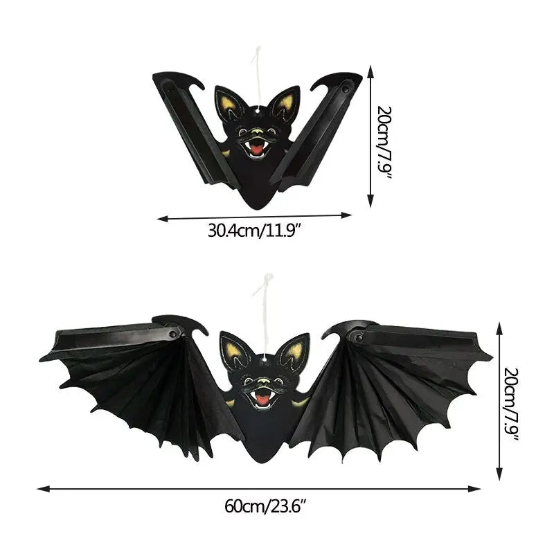 Halloween Paper Bat Hanging Ornament