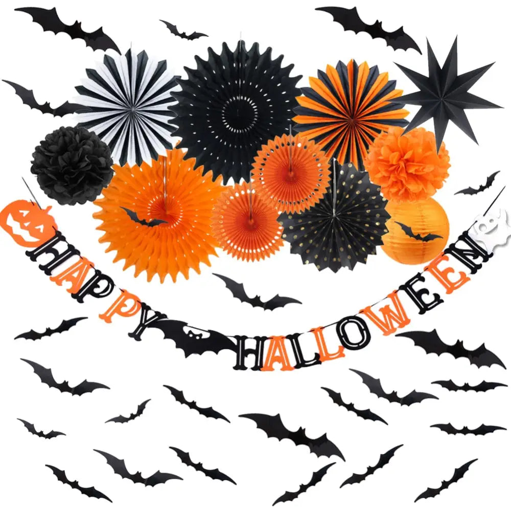 Halloween Party Decoration Banner Pumpkin