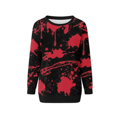 Halloween Print Long Sleeve Sweatshirt