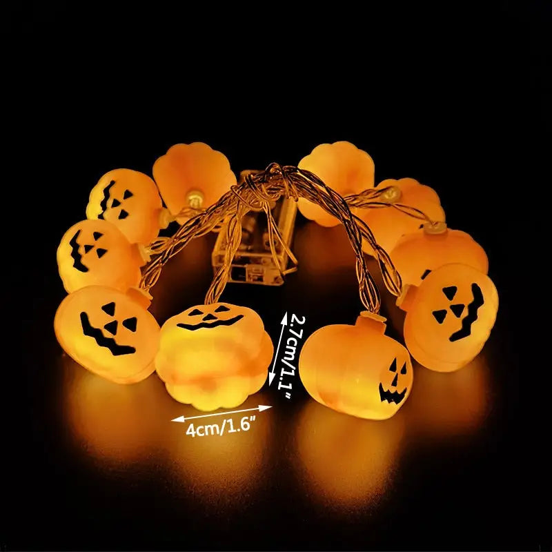 Halloween Pumpkin Ghost Spider Led Light