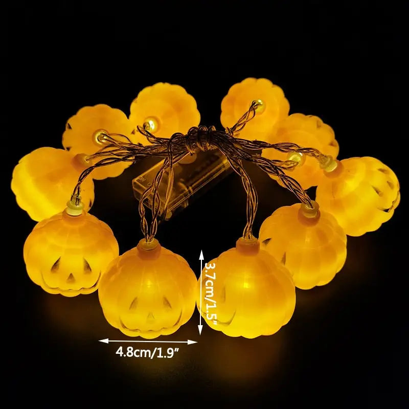 Halloween Pumpkin Ghost Spider Led Light