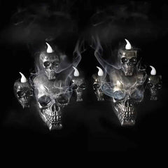 Halloween Smoke Horror Skull Head Lamp