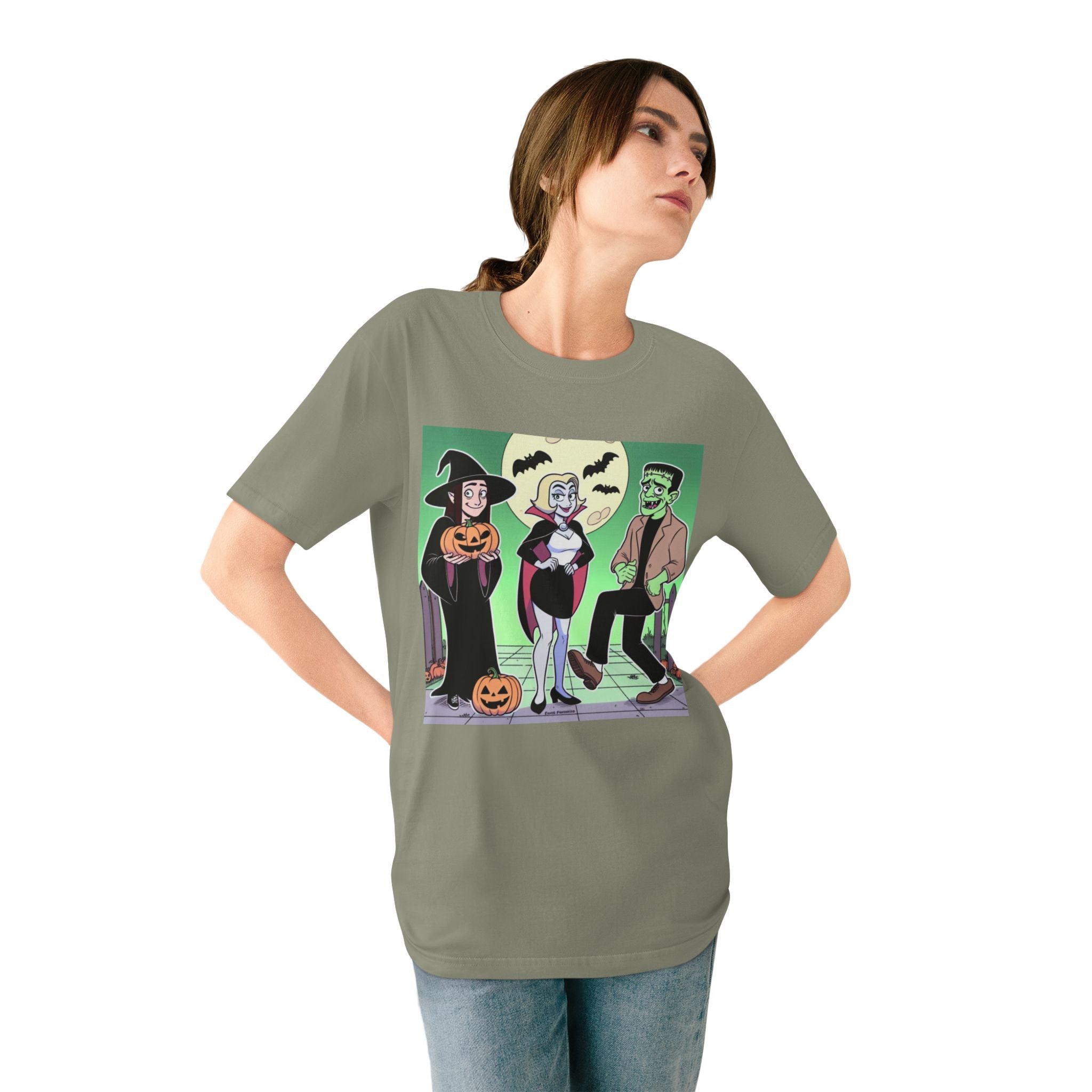 Halloween T-Shirt with Enchanting Shadows Character Design