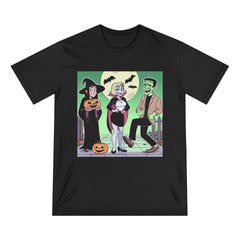 Halloween T-Shirt with Enchanting Shadows Character Design