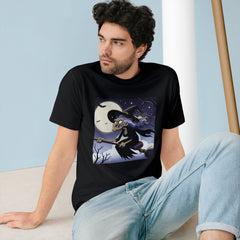 Halloween T-Shirt with Funny Witch Design