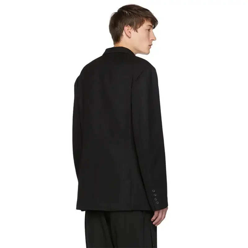 Hand Embroidered Wool Suit Jacket for Men