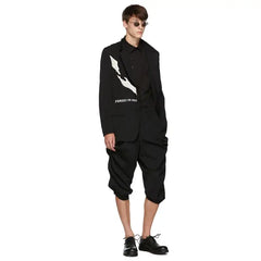 Hand Embroidered Wool Suit Jacket for Men