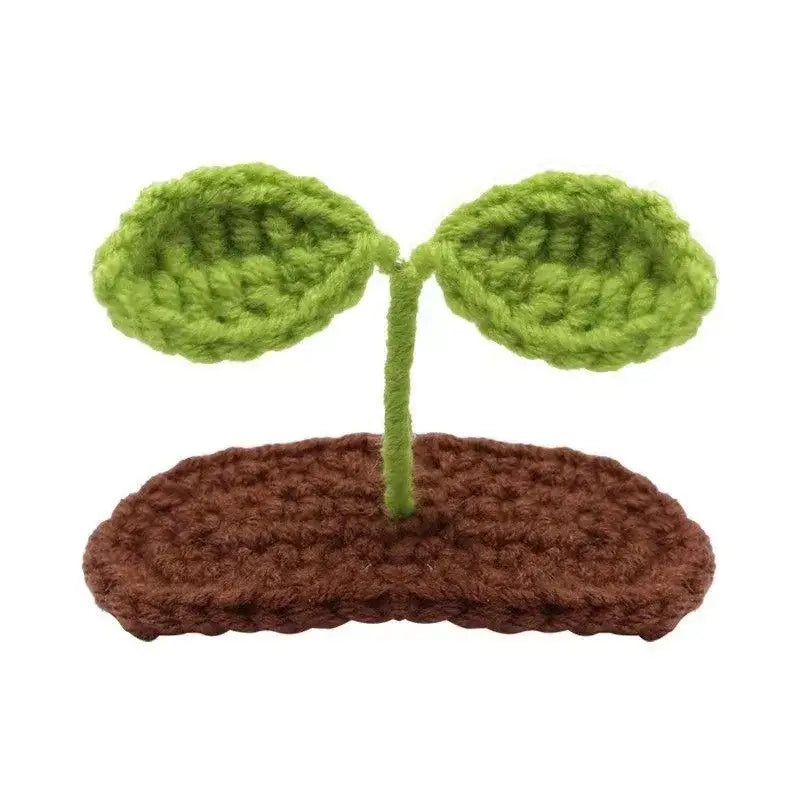 Hand Woven Grass Clip Hairpin Hair Accessories Green