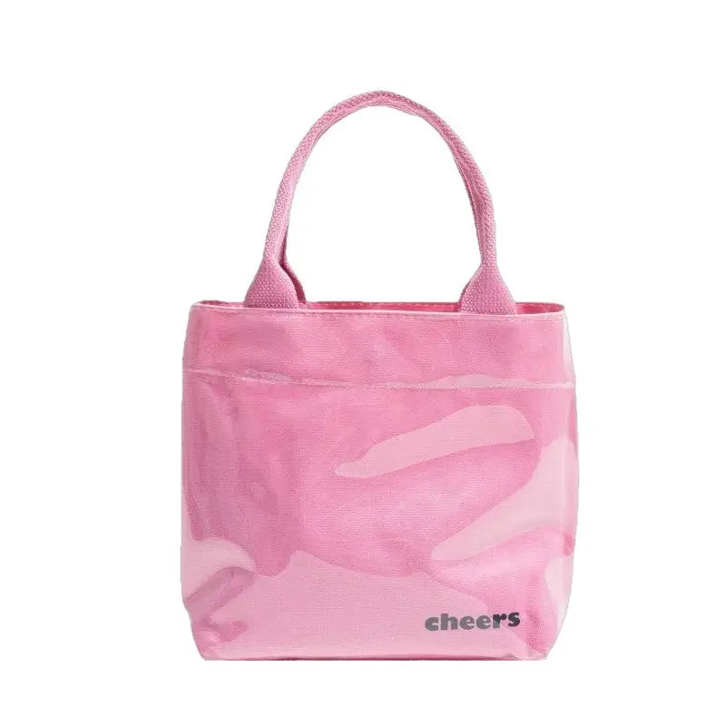 Handbag Cheers Waterproof Double Strap Square Tote