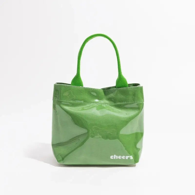 Handbag Cheers Waterproof Double Strap Square Tote Green