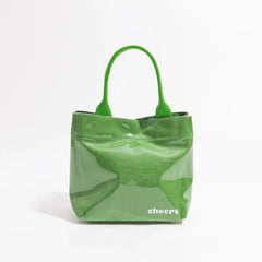 Handbag Cheers Waterproof Double Strap Square Tote Green