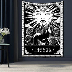 Hanging Astrology Tarot Card Tapestry Wall