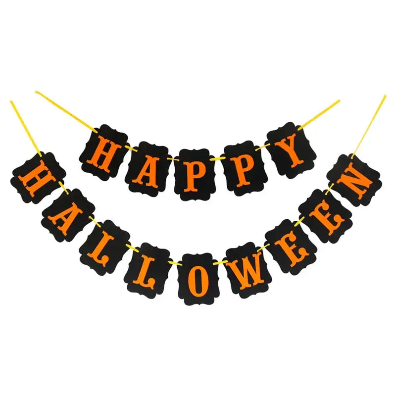 Happy Halloween Banner Decorations