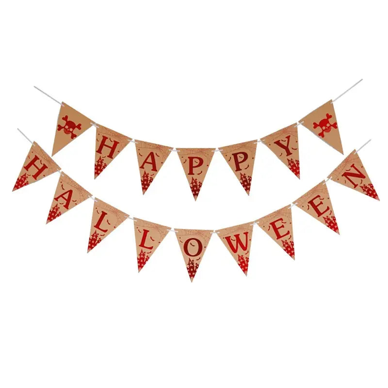 Happy Halloween Banner Decorations