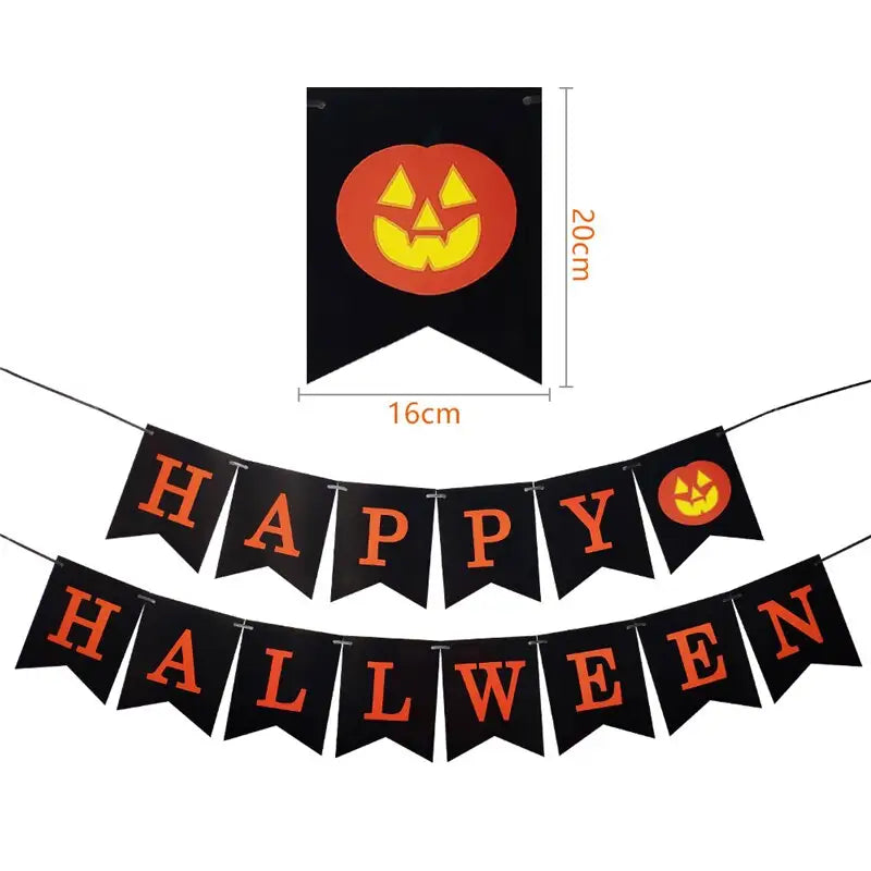 Happy Halloween Banner Decorations Halloween