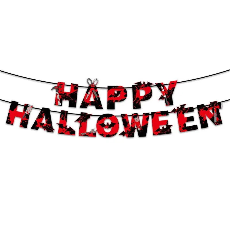 Happy Halloween Banner Decorations