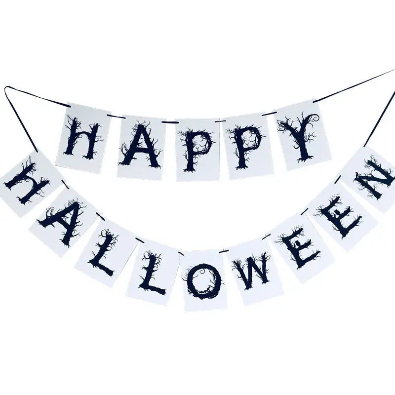 Happy Halloween Banner Decorations