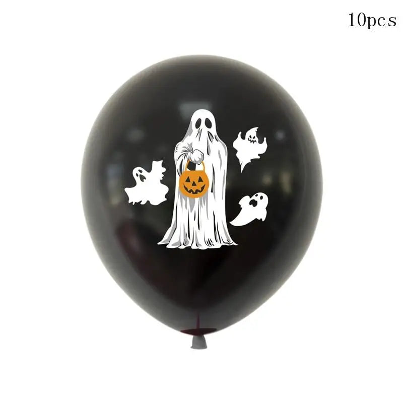 Happy Halloween Pumpkin Ghost Balloon Decorations Halloween