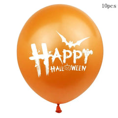 Happy Halloween Pumpkin Ghost Balloon Decorations Halloween