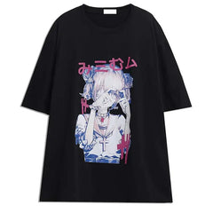 Harajuku Anime Doll Baggy T-shirts