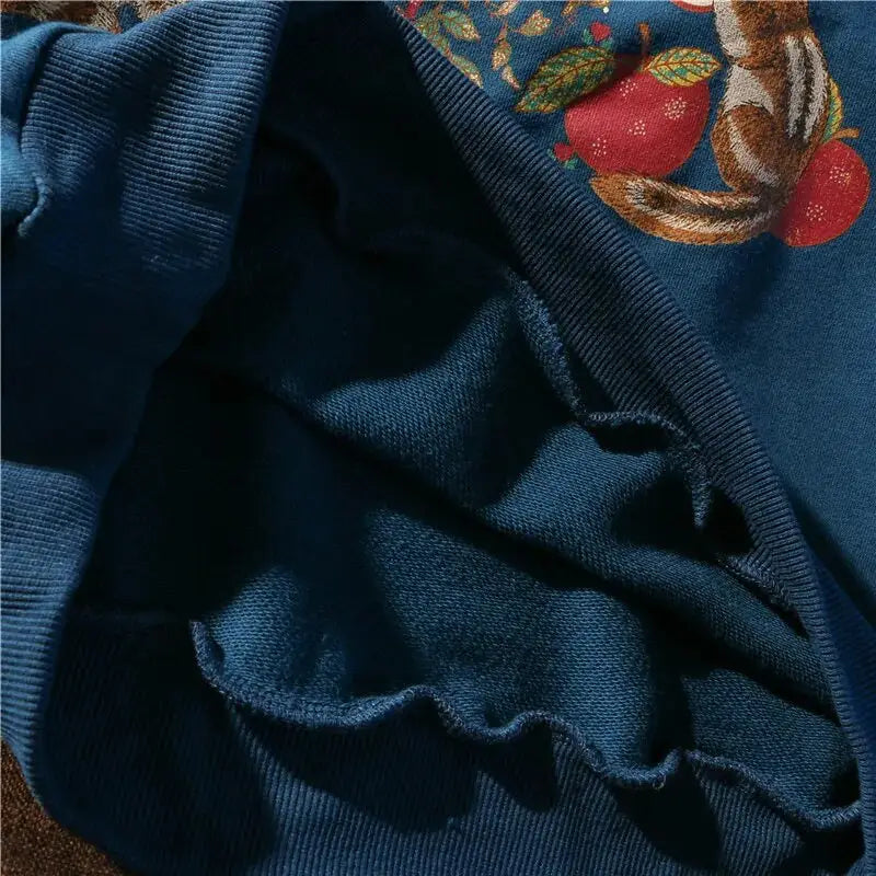 Harajuku Cat Print Sweatshirt for Casual Streetwear