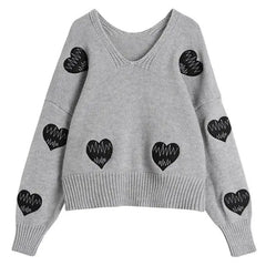 Harajuku Gothic Sweater - One Size / Grey