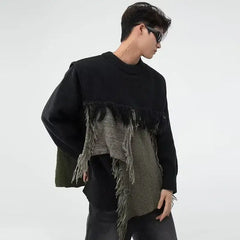 Harajuku Knit Hip-Hop Knitted Sweater for Men and Women