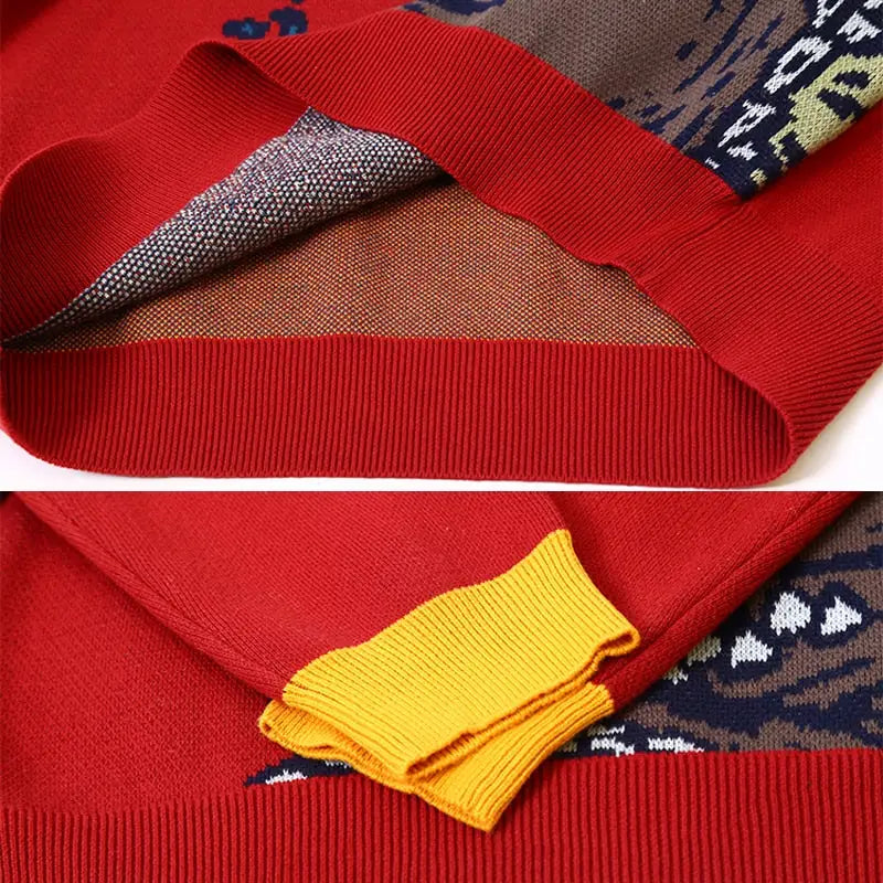 Harajuku Monster Knitted Sweater Excellent Quality One Size