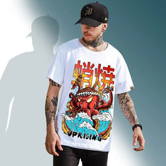 Harajuku Octopus Oversized T-Shirt