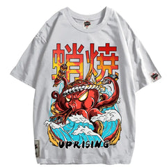 Harajuku Octopus Oversized T-Shirt