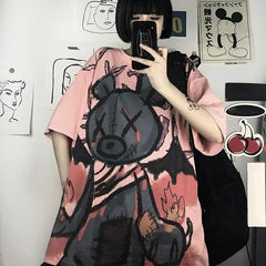 Harajuku Pastel Goth Bear T-Shirt