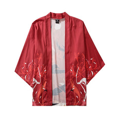 Harajuku Raven 3/4 Sleeve Kimono - KIMONO