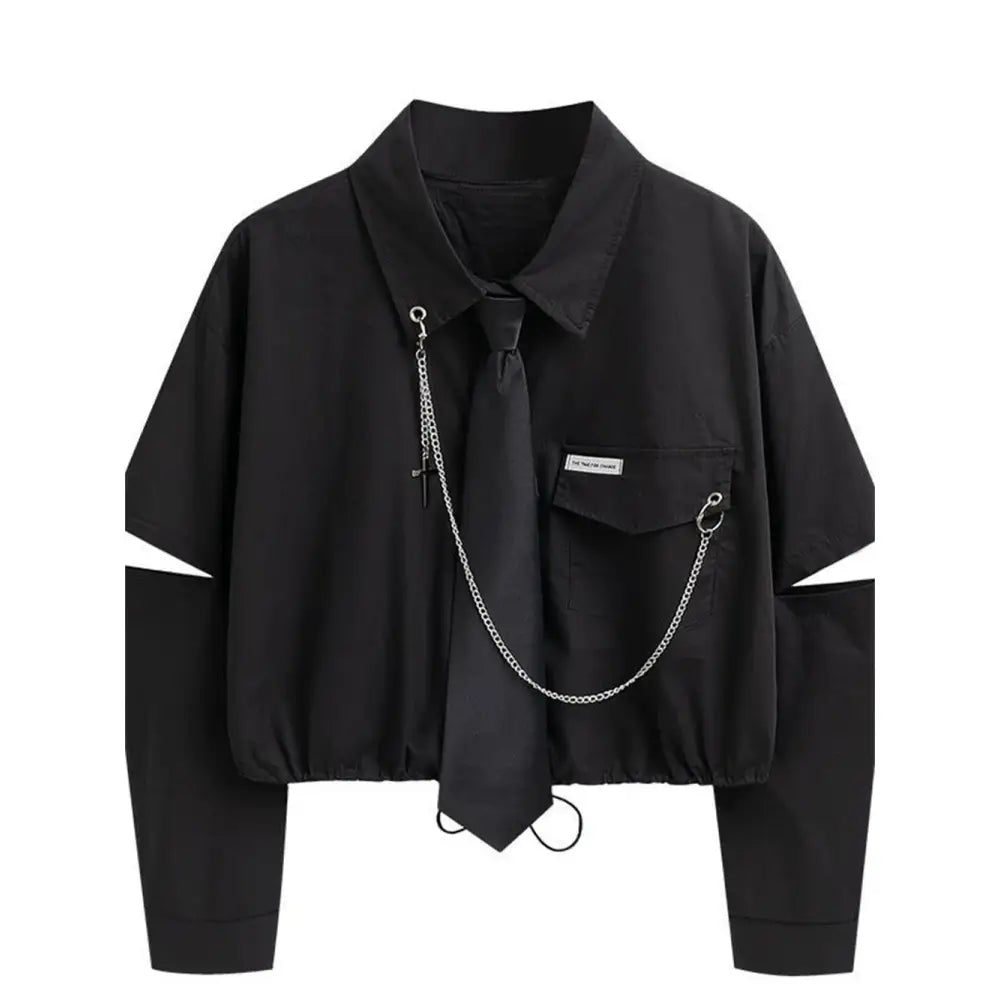 Harajuku Streetwear Duo High Waist Pants and Aesthetic Shirt