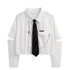 Harajuku Streetwear Duo High Waist Pants and Aesthetic