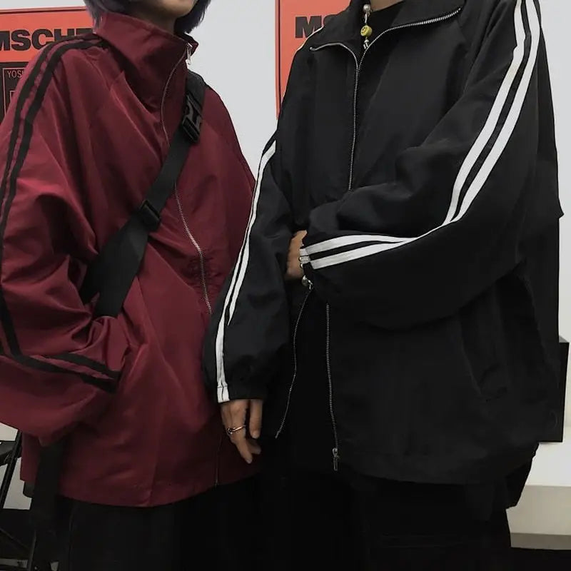 Harajuku Sun Proof High Zipper Jacket for Everyday Wear