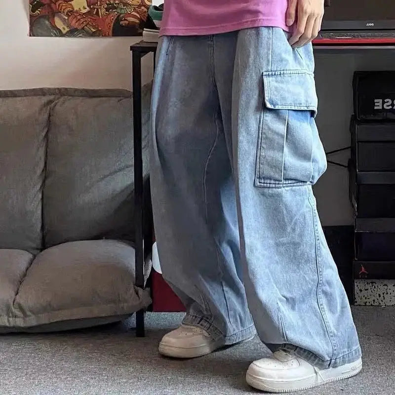 Harajuku Trousers Wide Leg Oversize Cargo Jeans