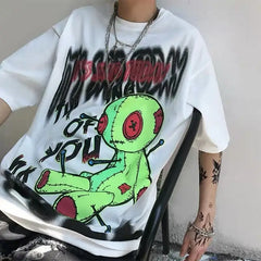 Harajuku VooDoo Doll Graphic T-Shirt