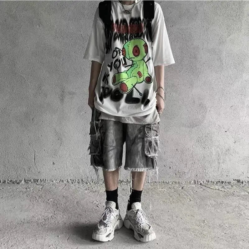 Harajuku VooDoo Doll Graphic T-Shirt