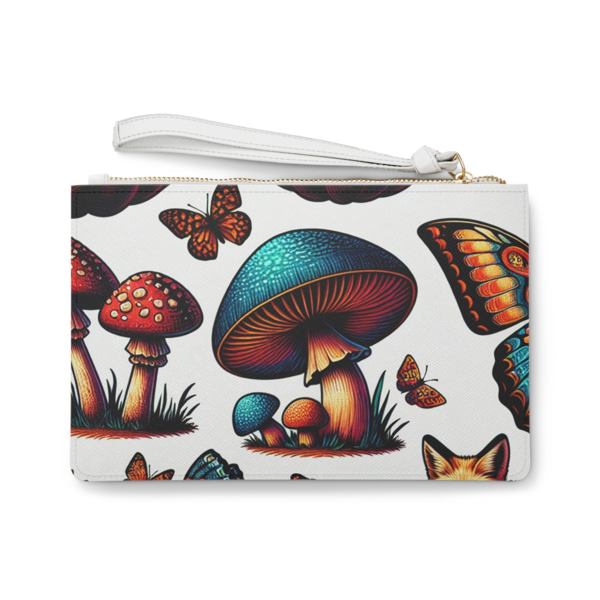 Harlow Autumnale Clutch Bag with Fall Leaf Design One size