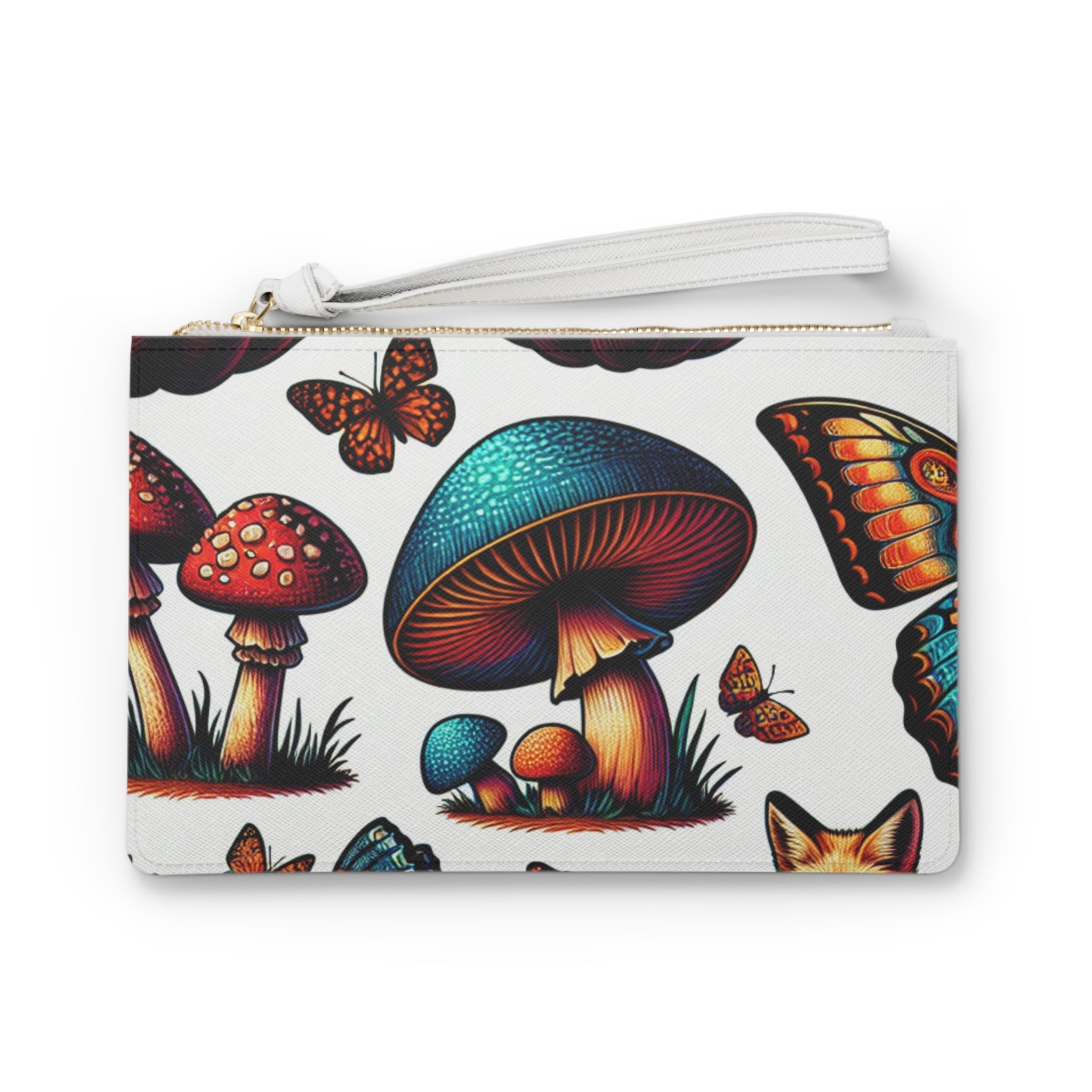 Harlow Autumnale Clutch Bag with Fall Leaf Design One size