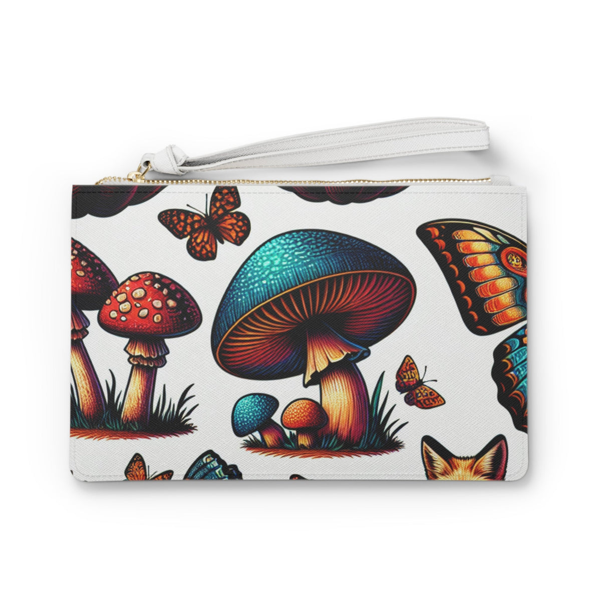 Harlow Autumnale Clutch Bag with Fall Leaf Design One size