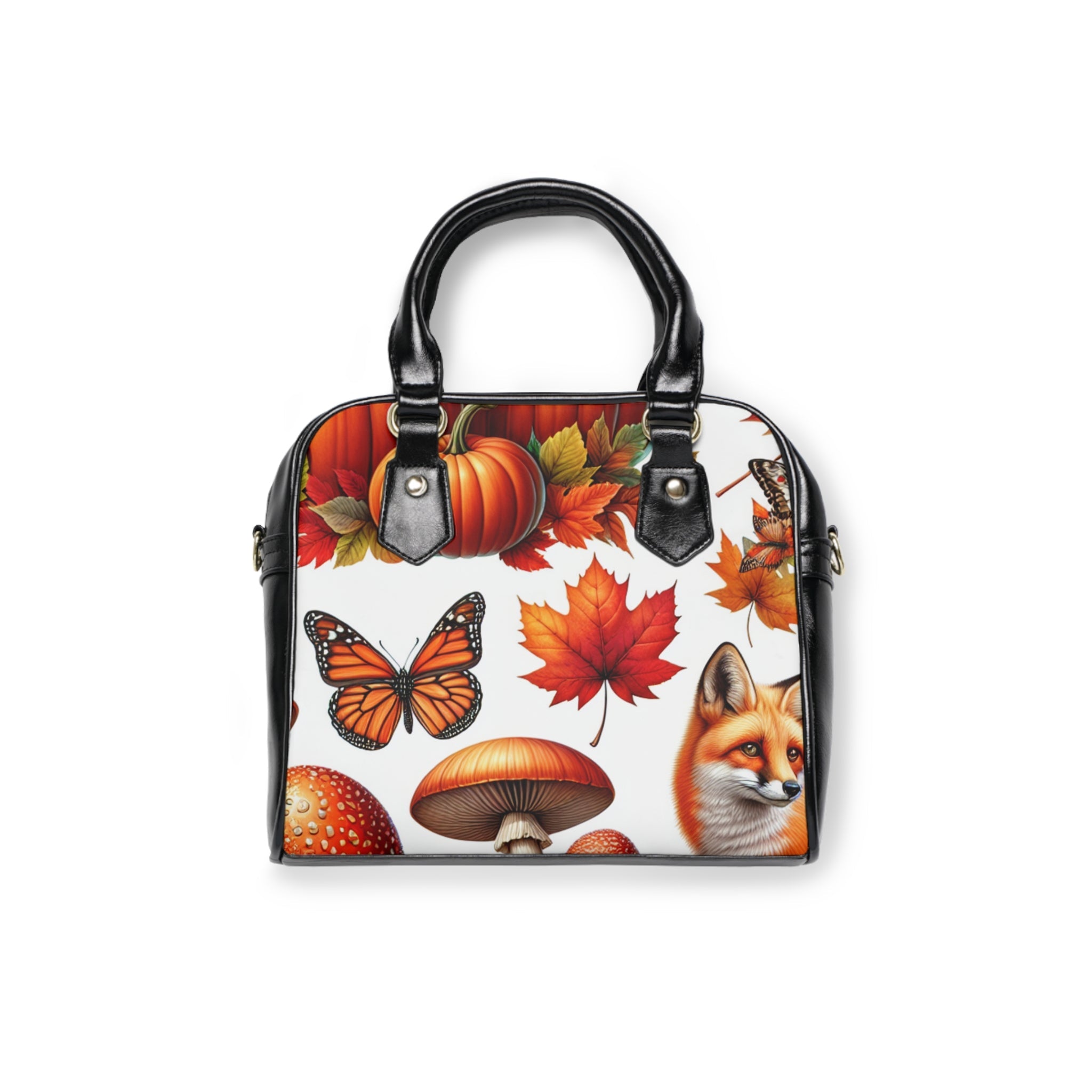 Harper Autumn Fall Theme Shoulder Handbag Travel Bag 9.45’’