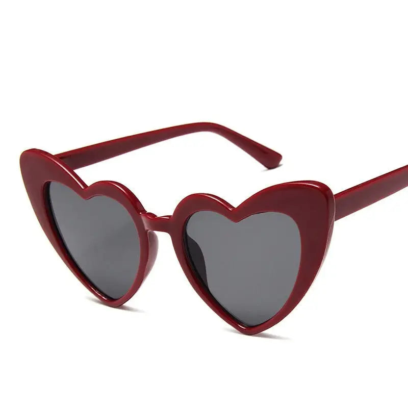 Heart Big Frame Eyewear Sunglasses