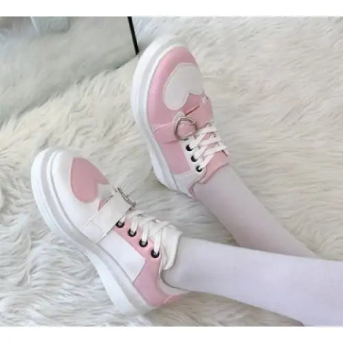 Heart Cute Trend Sneakers - Shoes