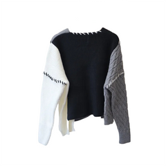 Heart Knitted Single Breasted Cardigan Sweaters - Grey / One